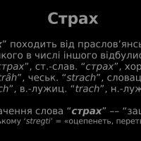 *** Страх - его природа, функція та місце у життя людини, взаємодія зі Страхом та його подолання. ***