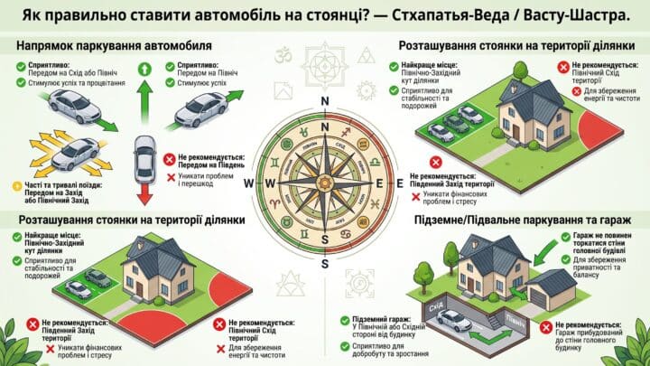 ««« Як правильно ставити автомобіль на стоянці — Стхапатья-Веда / Васту-Шастра / Ведична архитектура »»»